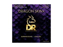 Набор струн DR Strings DRAGON SKIN+ Acoustic 80/20 Bronze - Custom Light (11-50)